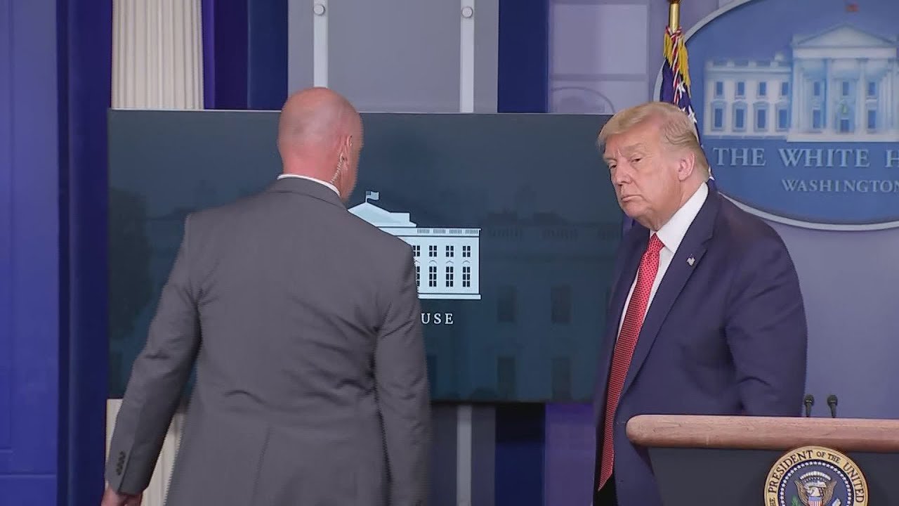 Secret Service Interrupts Trump's Speech
